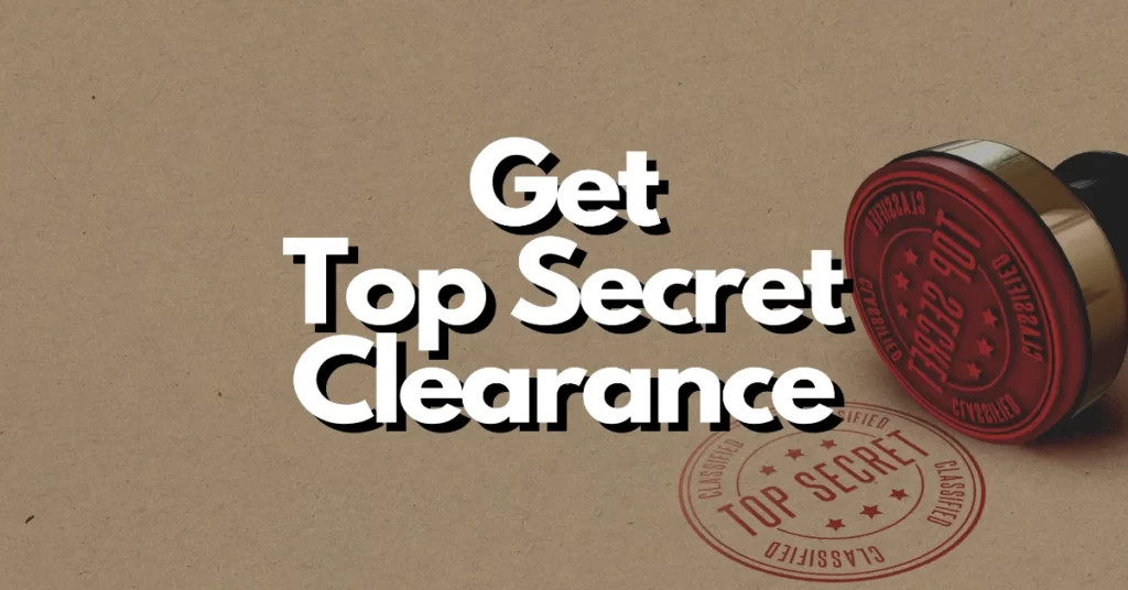 how to get top secret clearance